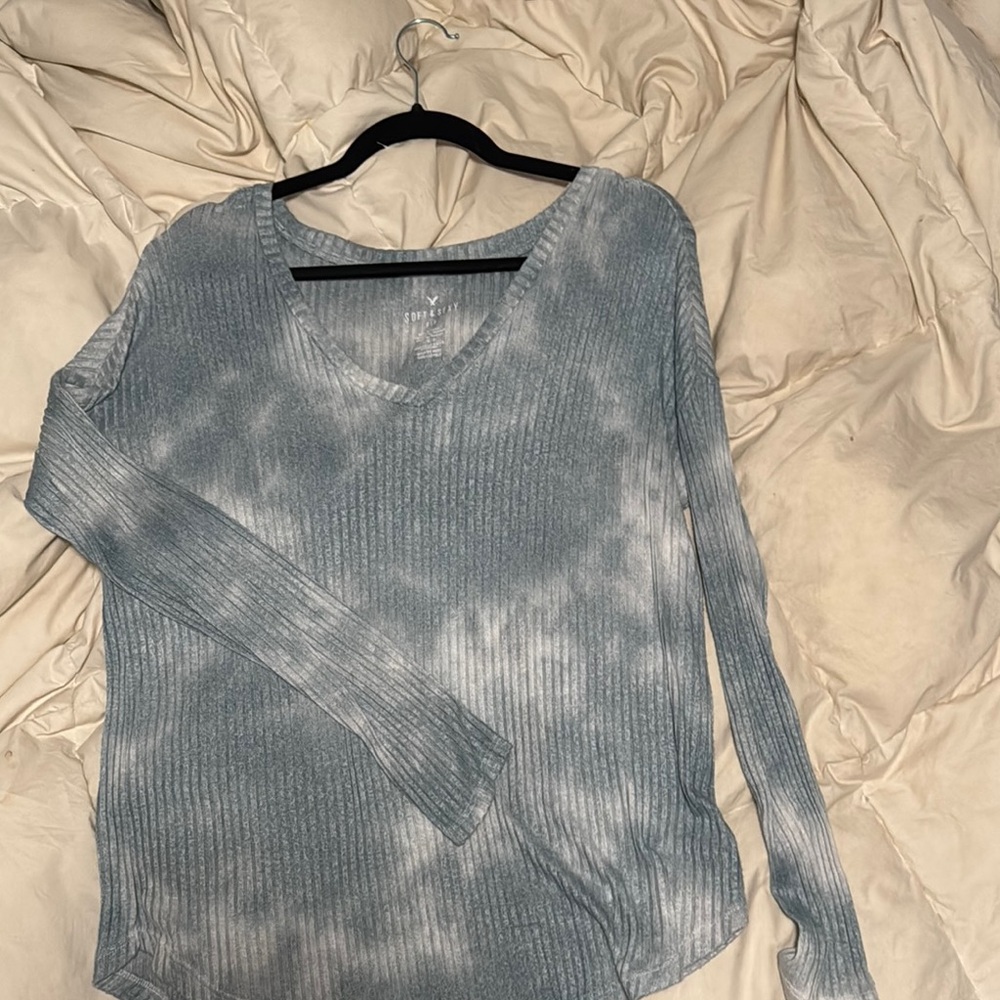 Tie-Dye Long Sleeve Top